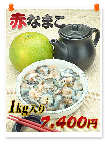 瀬戸内海産 赤なまこの通販サイト 新鮮市場 産直あきんど